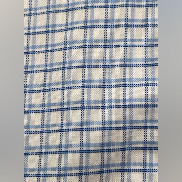 Brooks Brothers Men’s Madison Long Sleeve Button Down Shirt Blue White Checkered - Picture 10 of 11